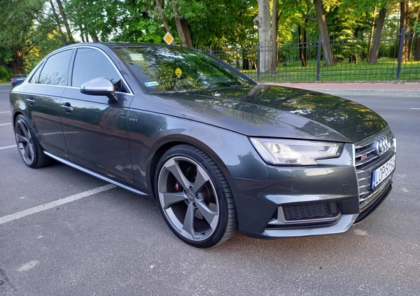 Audi S4 cena 132000 przebieg: 136000, rok produkcji 2018 z Ząbki małe 529